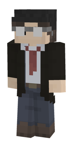 Black skin: body, front render