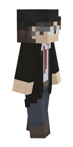 Black skin: body, right side render