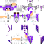 Classic skin: raw texture render