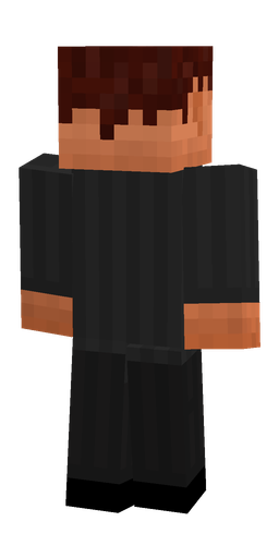 Black skin: body, back render