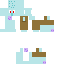 Blue skin: raw texture render
