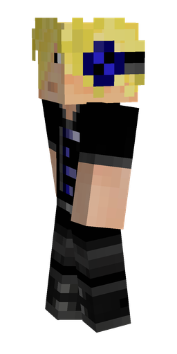 Black skin: body, left side render