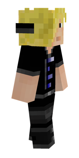 Black skin: body, right side render