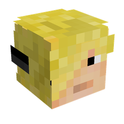 Black skin: head render