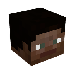 Black skin: head render