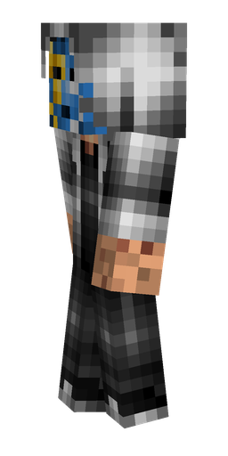Black skin: body, left side render