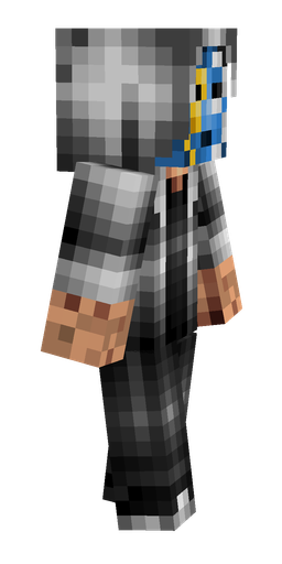 Black skin: body, right side render