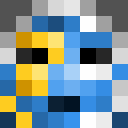 Black skin: face render