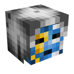 Black skin: head render