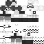 Black skin: raw texture render