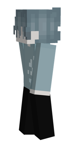 Black skin: body, left side render