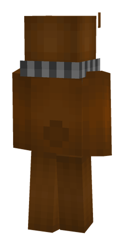 Brown skin: body, back render