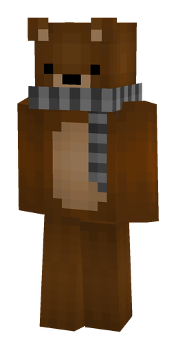 Brown skin: body, front render