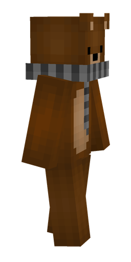 Brown skin: body, right side render