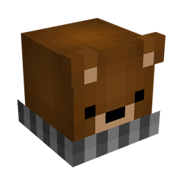 Brown skin: head render