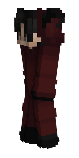Black skin: body, left side render