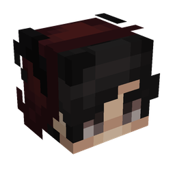 Black skin: head render