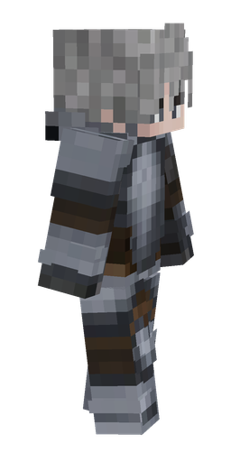 Black skin: body, right side render