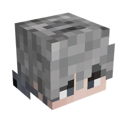 Black skin: head render
