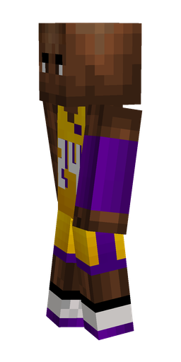 Brown skin: body, left side render