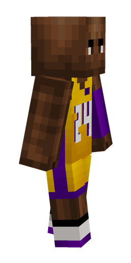 Brown skin: body, right side render
