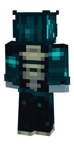 Black skin: body, back render