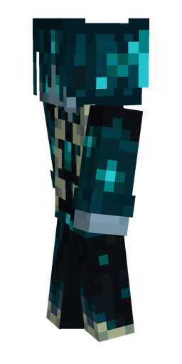 Black skin: body, left side render