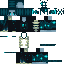 Black skin: raw texture render