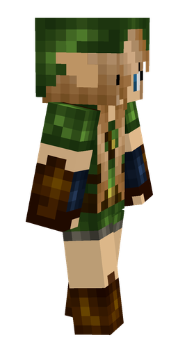 Black skin: body, right side render