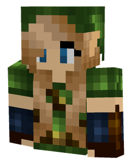 Black skin: bust render