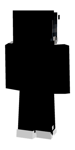 Black skin: body, back render