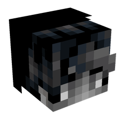 Black skin: head render