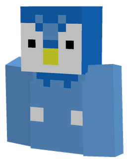 Blue skin: bust render