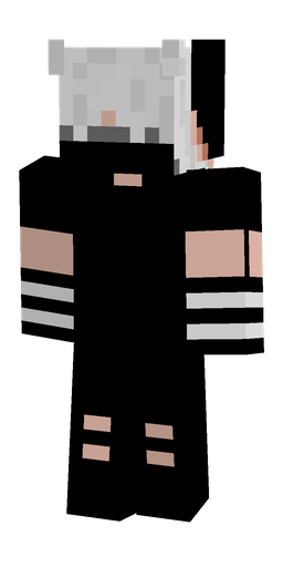 Black skin: body, front render
