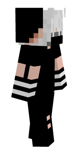 Black skin: body, right side render