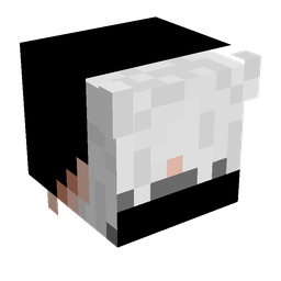Black skin: head render