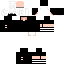 Black skin: raw texture render