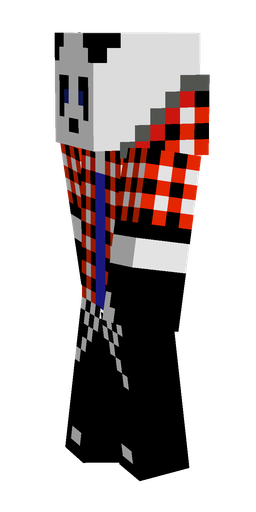 Black skin: body, left side render