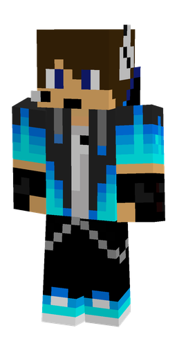 Black skin: body, front render