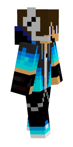 Black skin: body, right side render