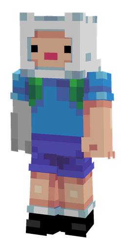 Blue skin: body, front render