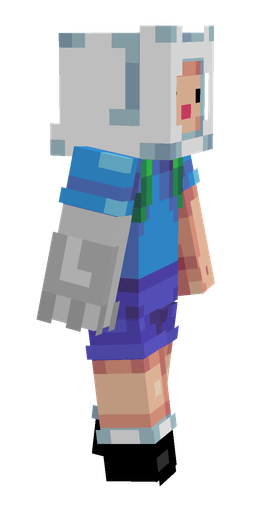 Blue skin: body, right side render