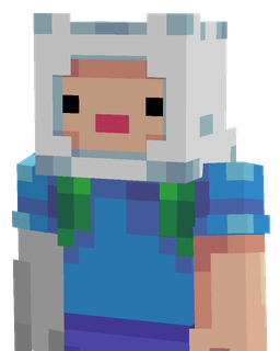 Blue skin: bust render
