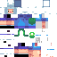 Blue skin: raw texture render