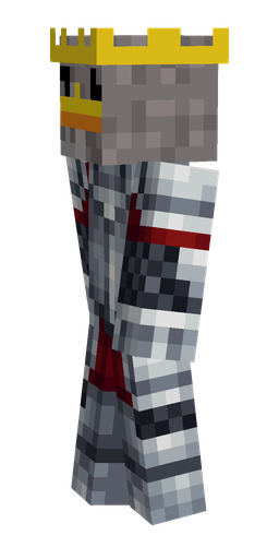 Black skin: body, left side render