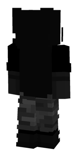 Black skin: body, back render