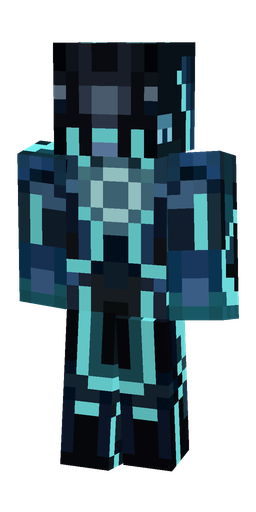 Black skin: body, back render