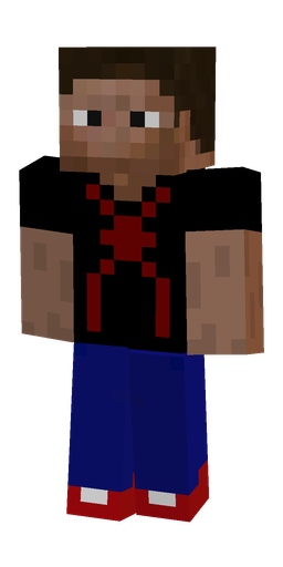 Black skin: body, front render