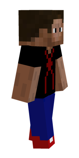 Black skin: body, right side render