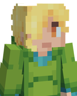 Blue skin: bust render